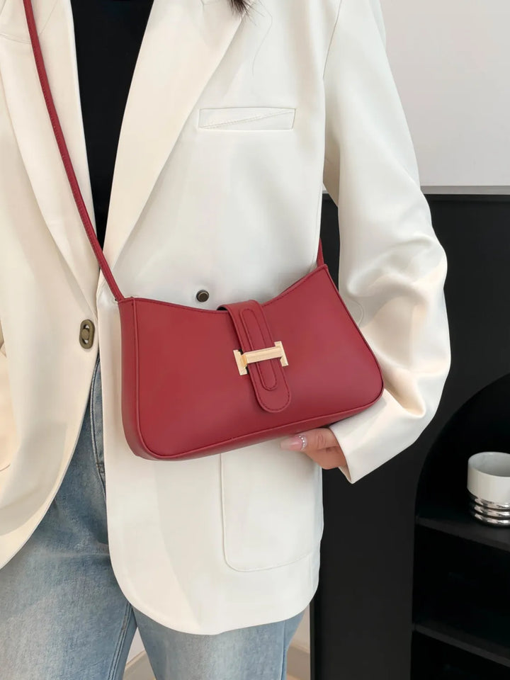 Classic Buckle Shoulder Bag