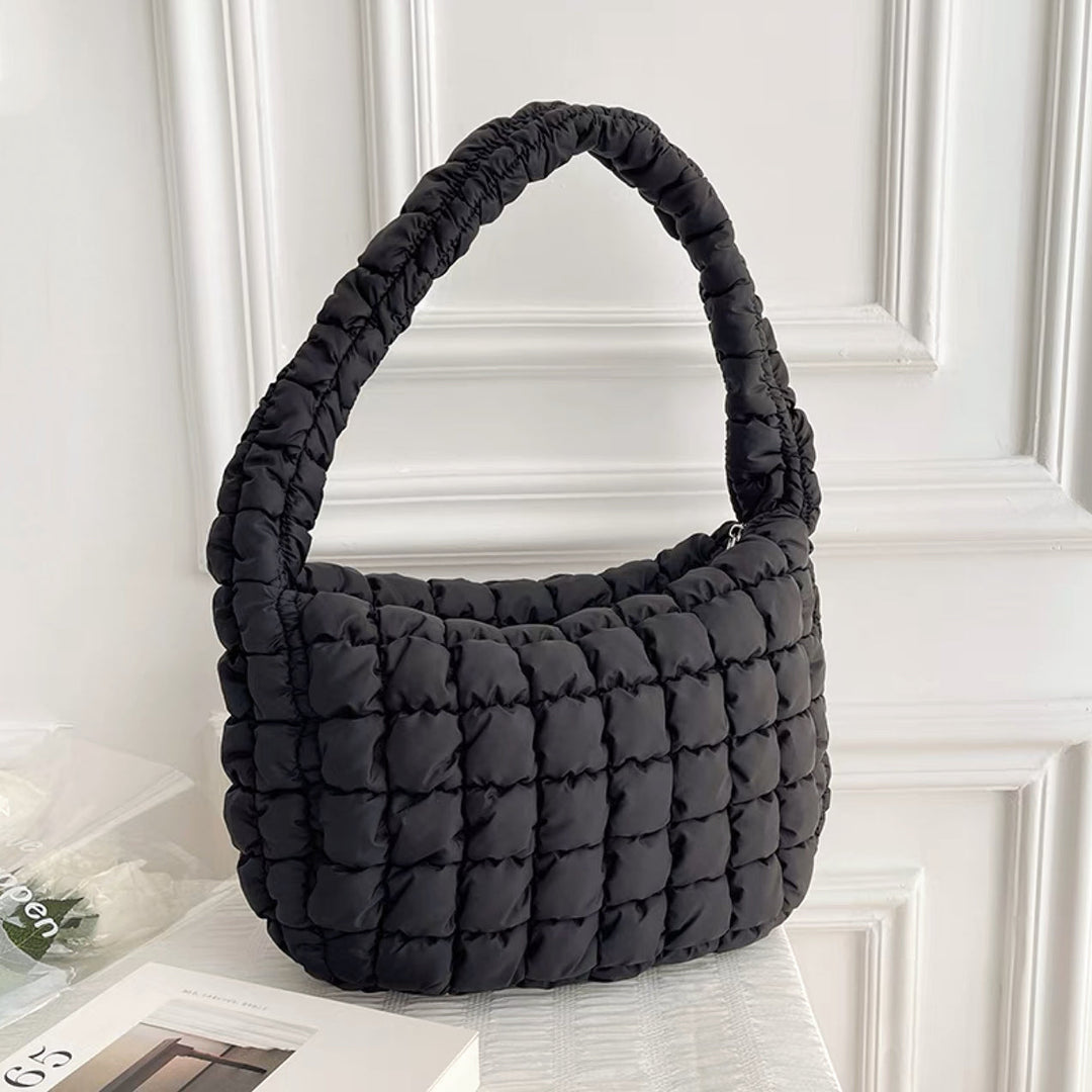 Pleated Shoulder Bag for Women