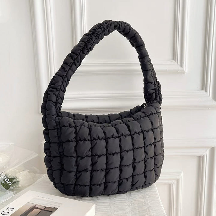 Pleated Shoulder Bag for Women