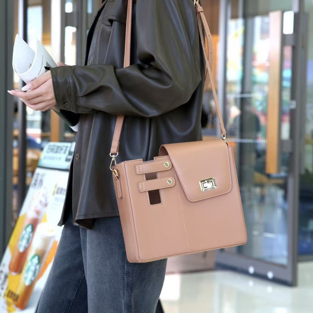 Vegan Leather Shoulder Bag