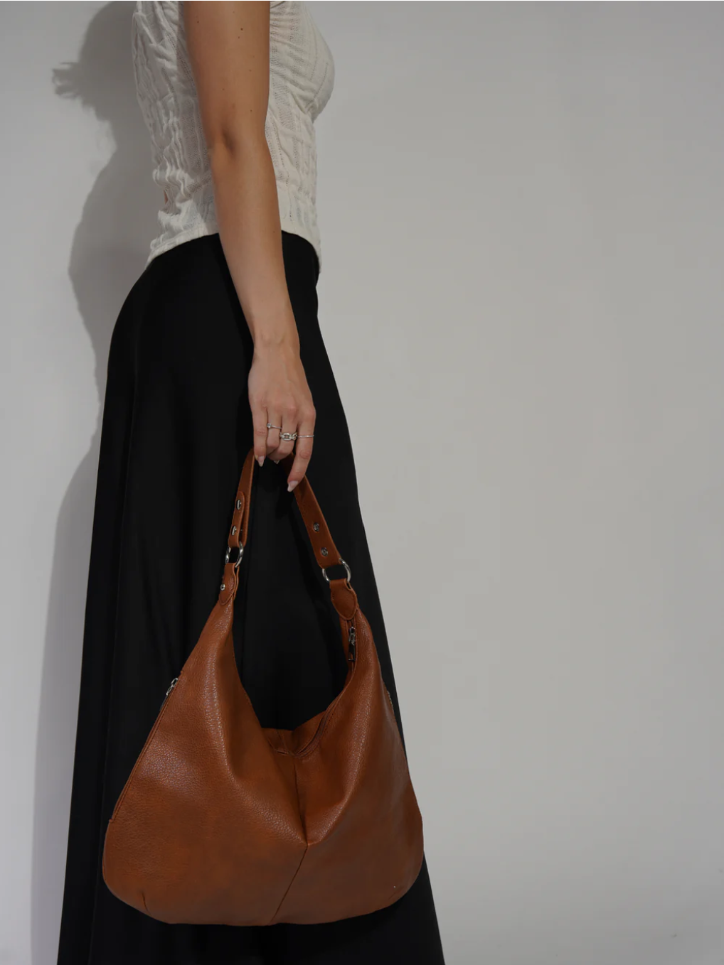 Luxury Soft Leather Tote Handbag