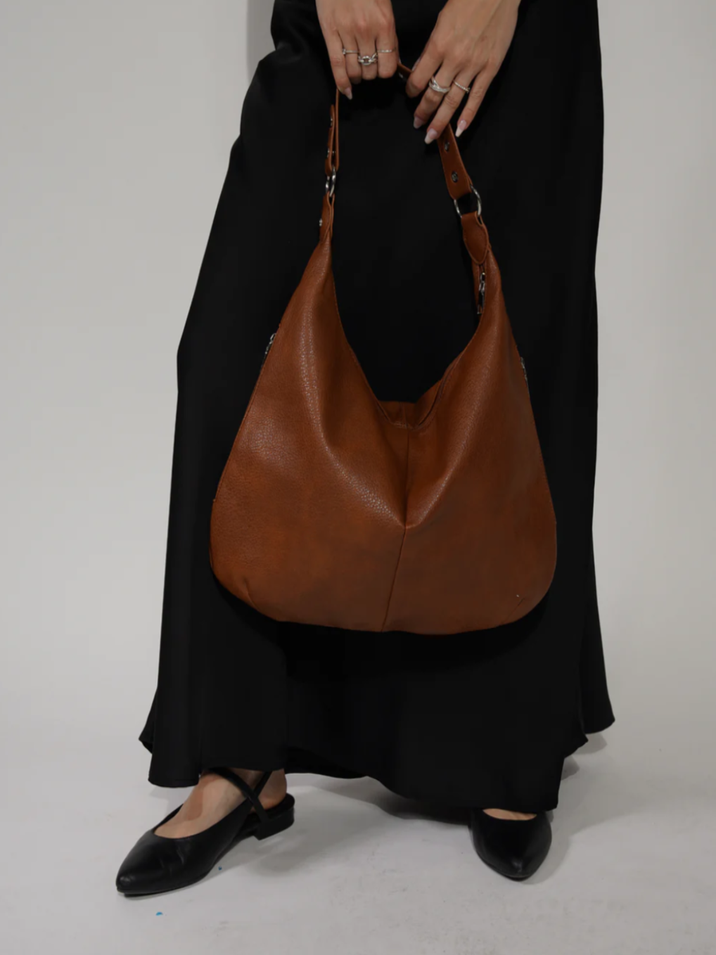 Luxury Soft Leather Tote Handbag