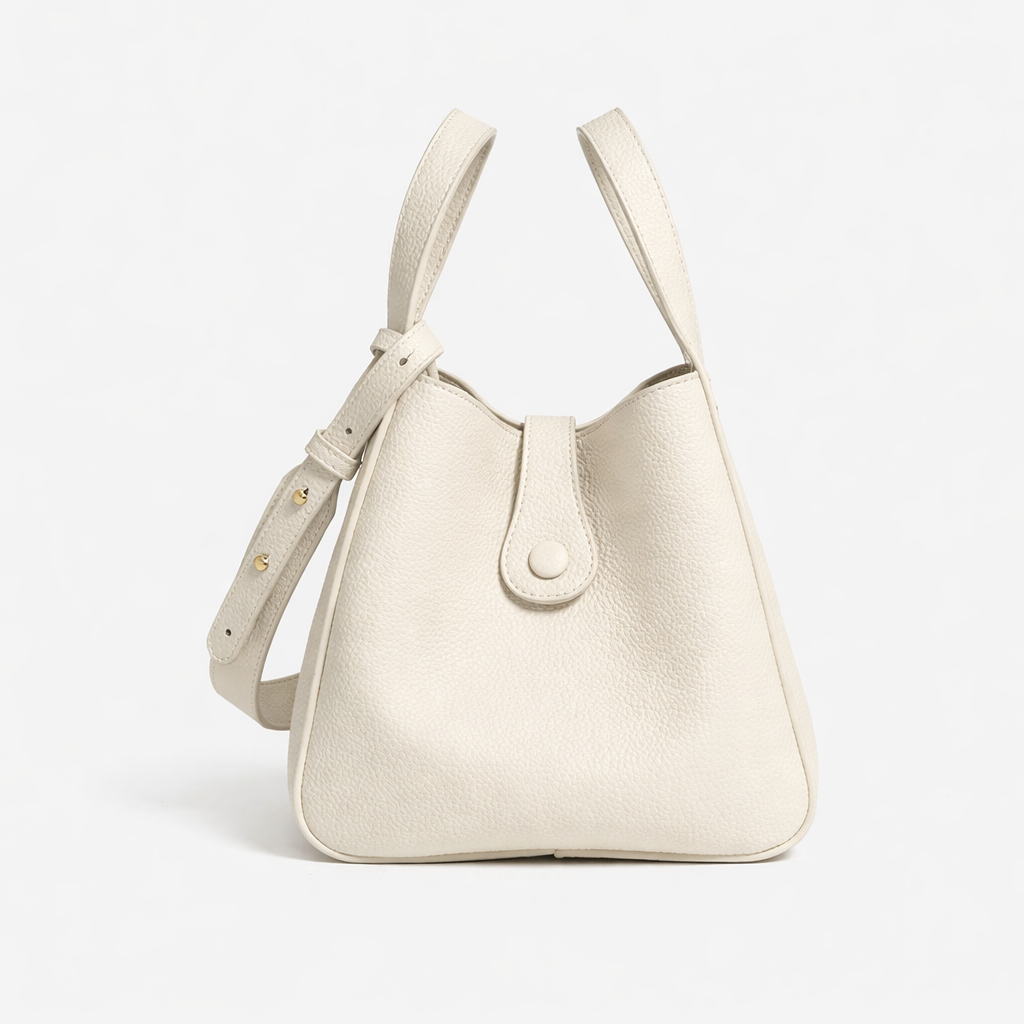 Mini-Leather-Crossbody-Bucket-Bag with Pouch