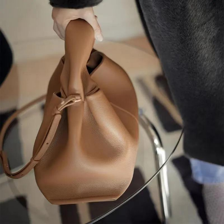 Soft Leather Shoulder Handbag