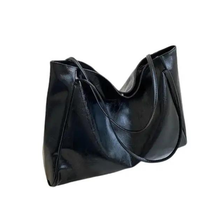 Shoulder Handbag in Trendy Leather