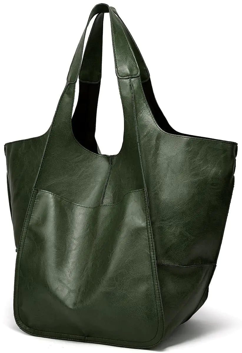 Essential Versatility by Clare - Urban Leather Tote Bag