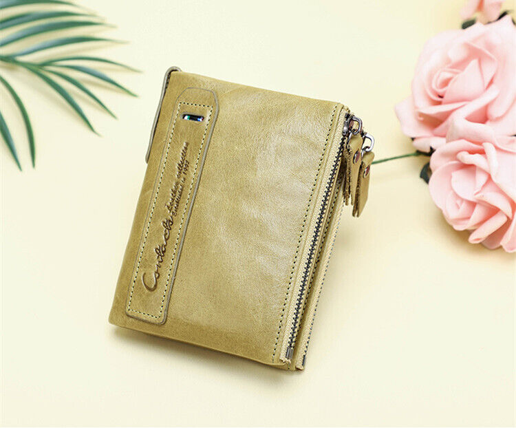 Wallet - double zipper small women's bag