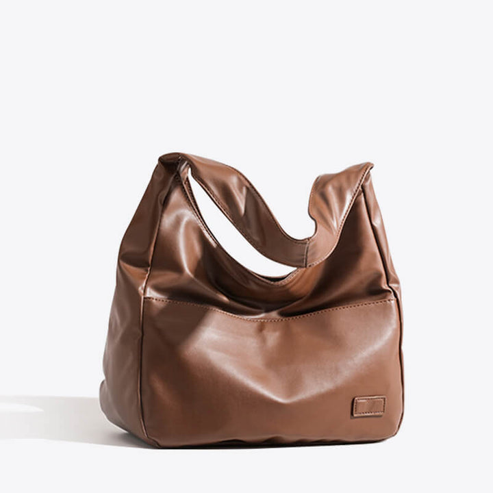 Hobo crossbody bag made of synthetic leather courier bag