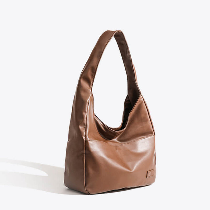 Hobo crossbody bag made of synthetic leather courier bag