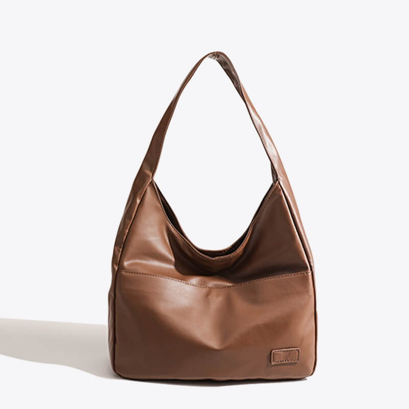 Hobo crossbody bag made of synthetic leather courier bag