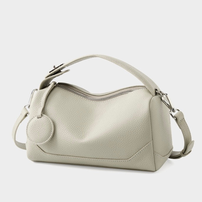 Quilted shoulder bag with shoulder strap