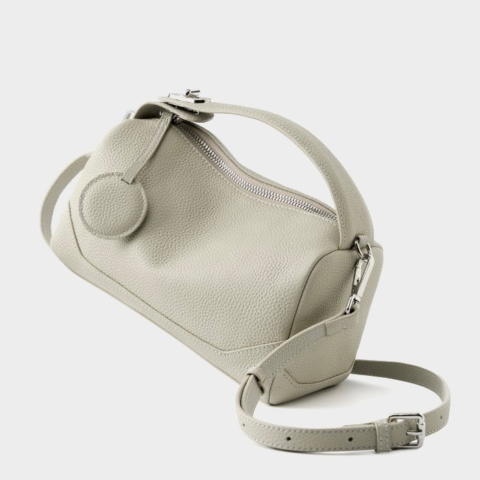 Quilted shoulder bag with shoulder strap