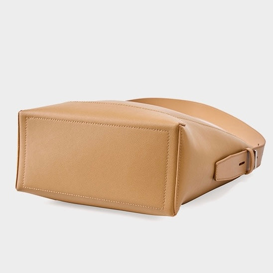 Women's Bucket Bag, Shoulder Bag with Inner Zipper Pocket