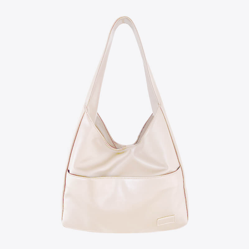 Hobo crossbody bag made of synthetic leather courier bag
