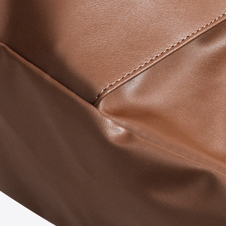 Hobo crossbody bag made of synthetic leather courier bag