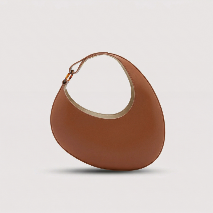 Vegan Leather Moon Bag for Women
