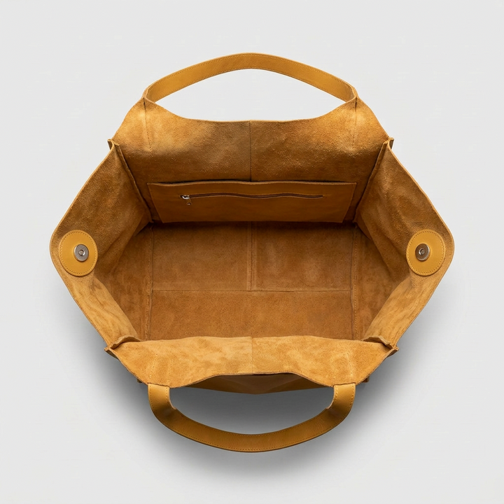 Oversized Leather Tote Bag, Large Shoulder Bag