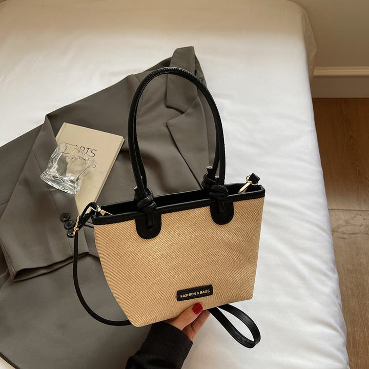 Women practical tote bag with stylish handles