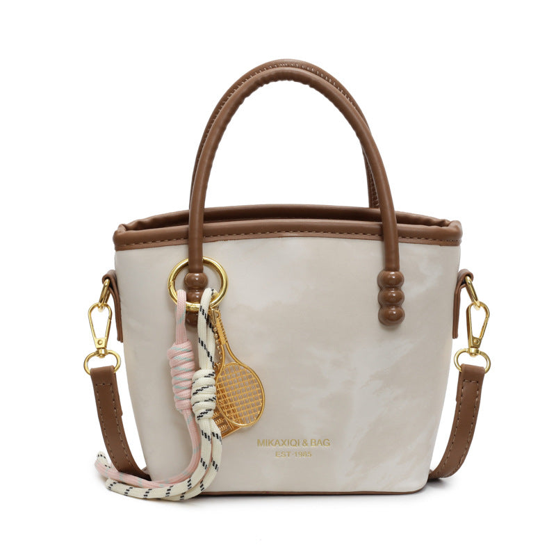 Women's Mini-Shopper Bag with Fashionable Chain Application