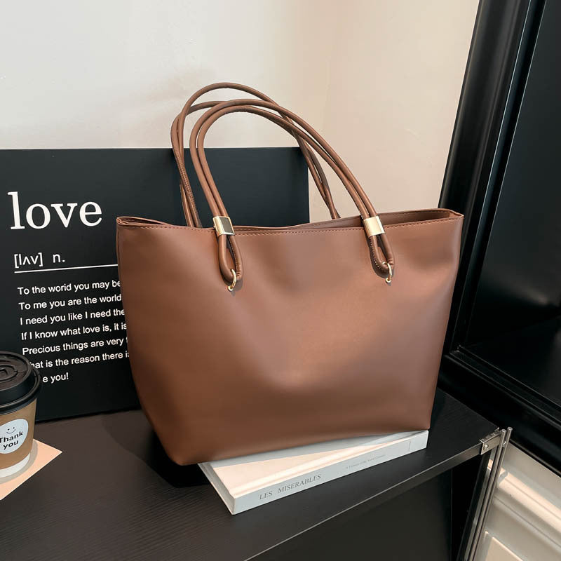 Women elegant tote bag with high-quality carrying handles and practical compartments