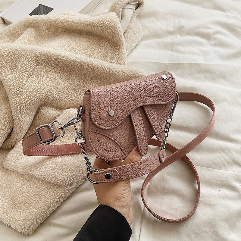 Women's mini handbag in modern, structured design