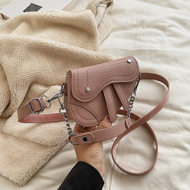 Women's mini handbag in modern, structured design