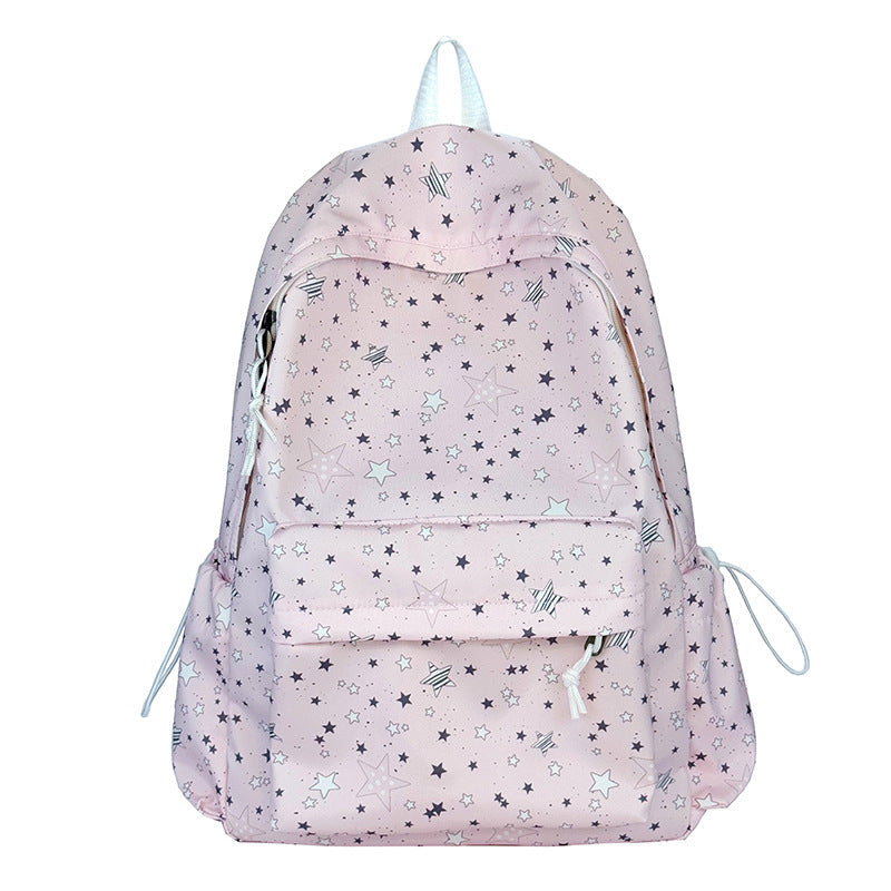 Star-Patterned Everyday Backpack