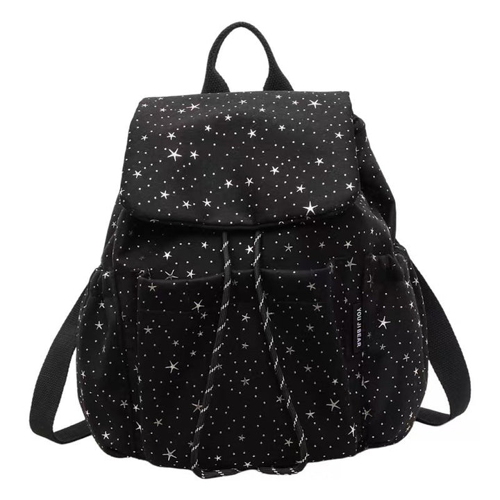 Starry Print Casual Backpack