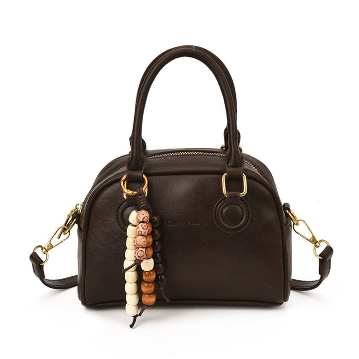 Ladies Mini Handbag with Playful Pendant