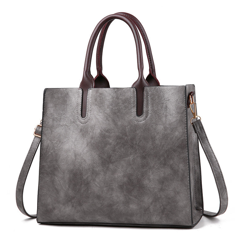 Women's elegant tote bag with detachable shoulder strap