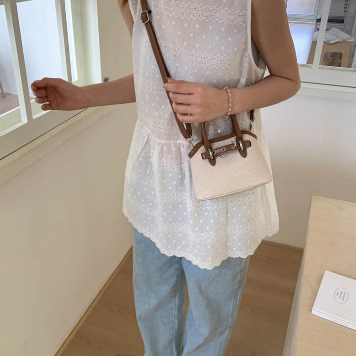 Women's mini bag with adjustable shoulder strap