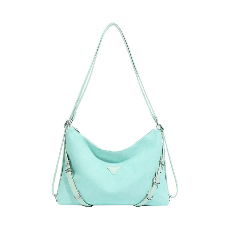 Women's shoulder bag with removable shoulder strap and modern design