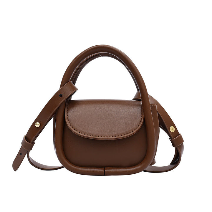 Women's mini handbag with elegant chain accent