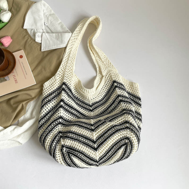 Ladies Crochet Tote Bag