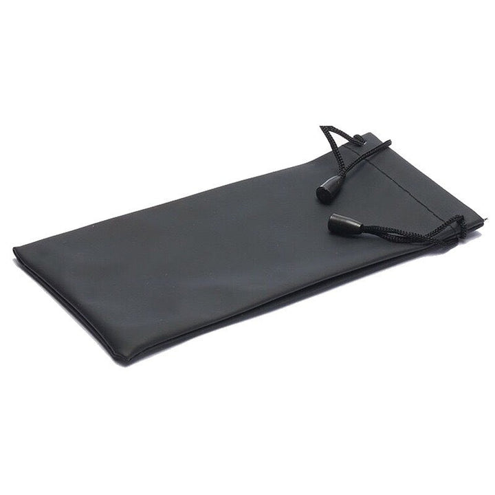 Folding premium soft leather sunglasses roll pouch