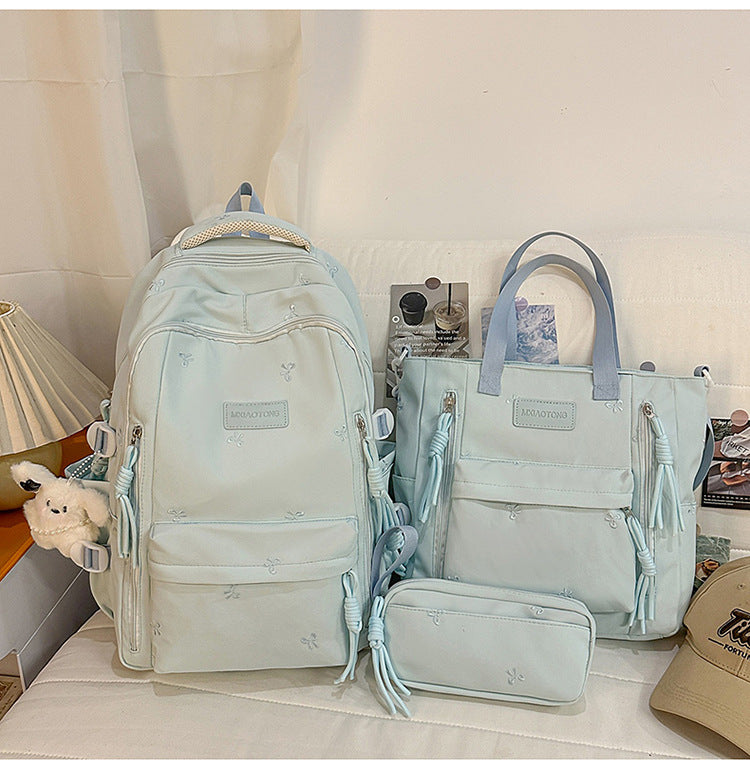 Multi-Functional School Backpack and Tote Bundle