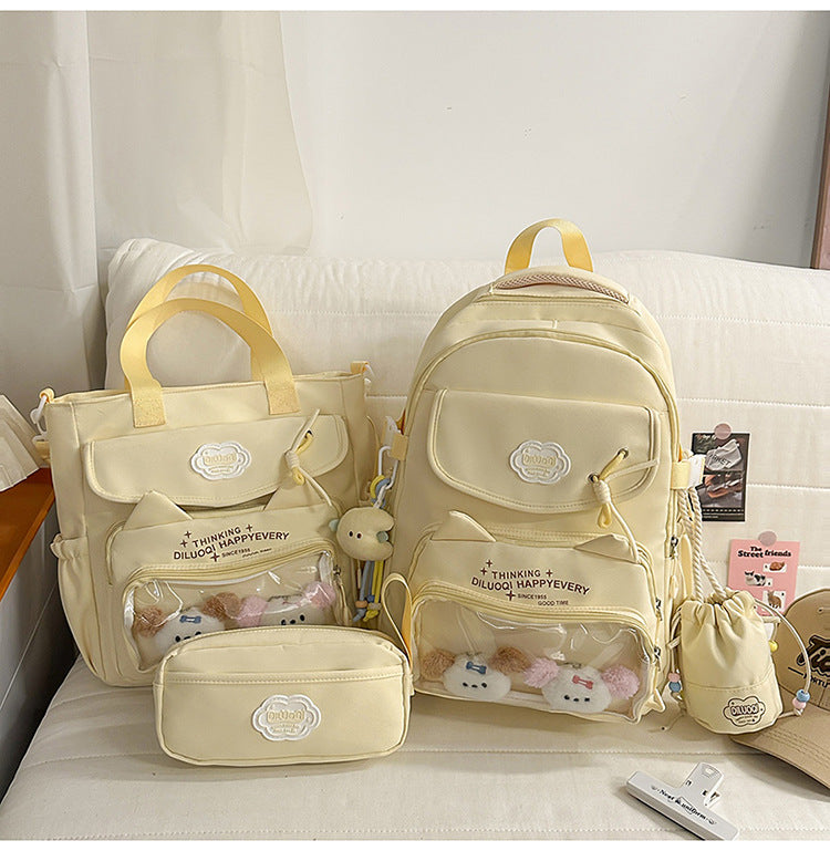 Multi-Functional School Backpack and Tote Bundle