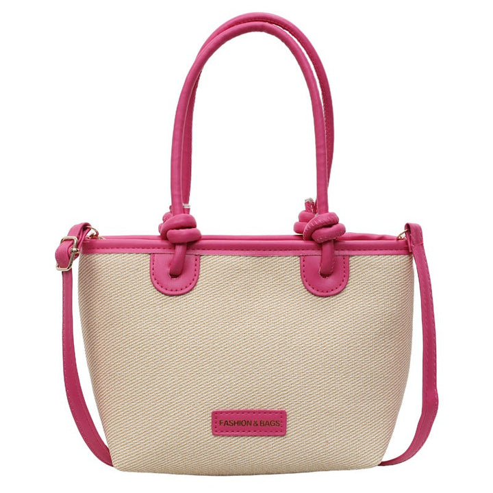 Women practical tote bag with stylish handles