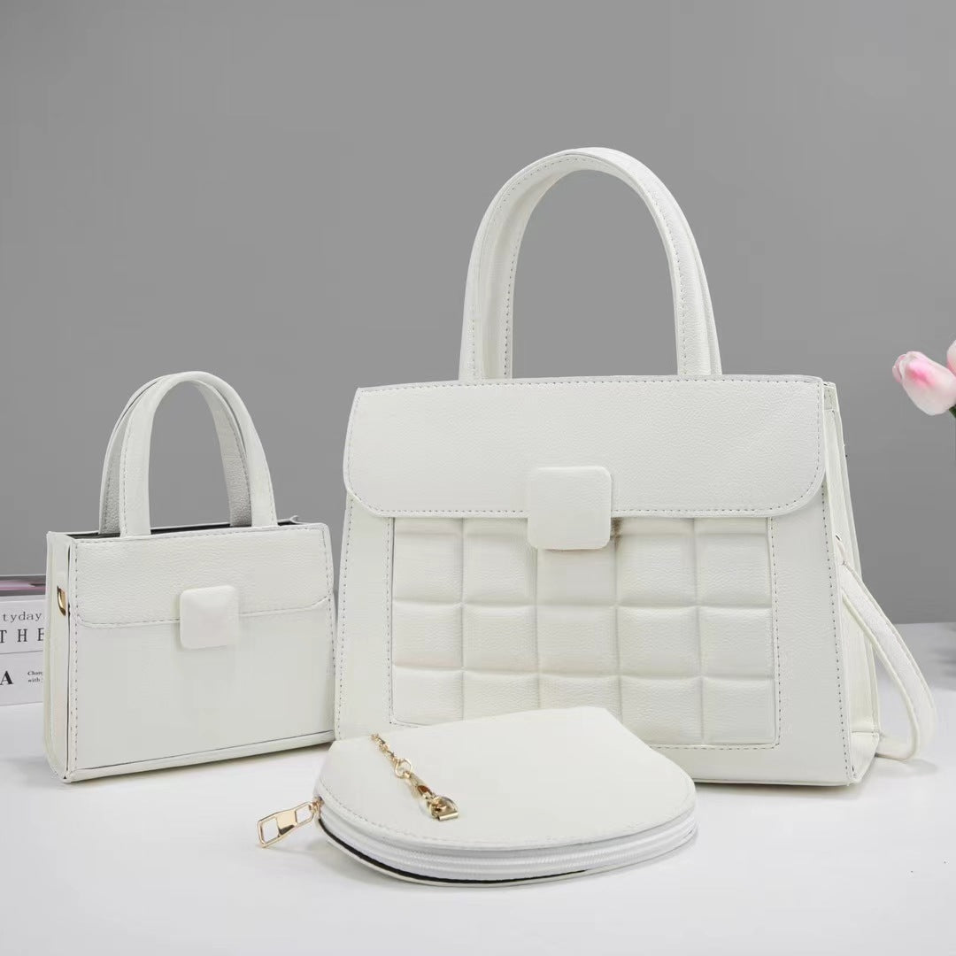 Women high-quality handbag set with stylish accents