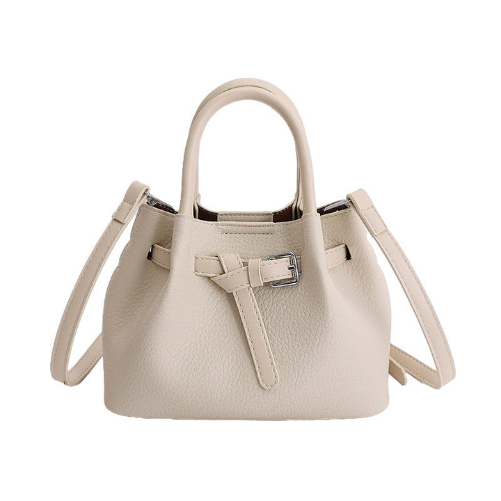 Women Designer Bucket Bag with playful animal charm