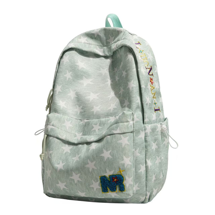 Star-Patterned Casual Backpack