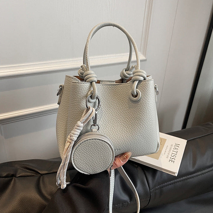 Ladies mini handbag with removable coin pouch