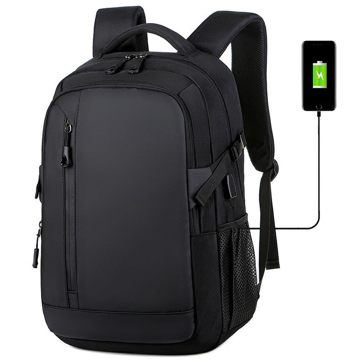 Backpack with Water-Repellent Material and Padded Laptop Compartment