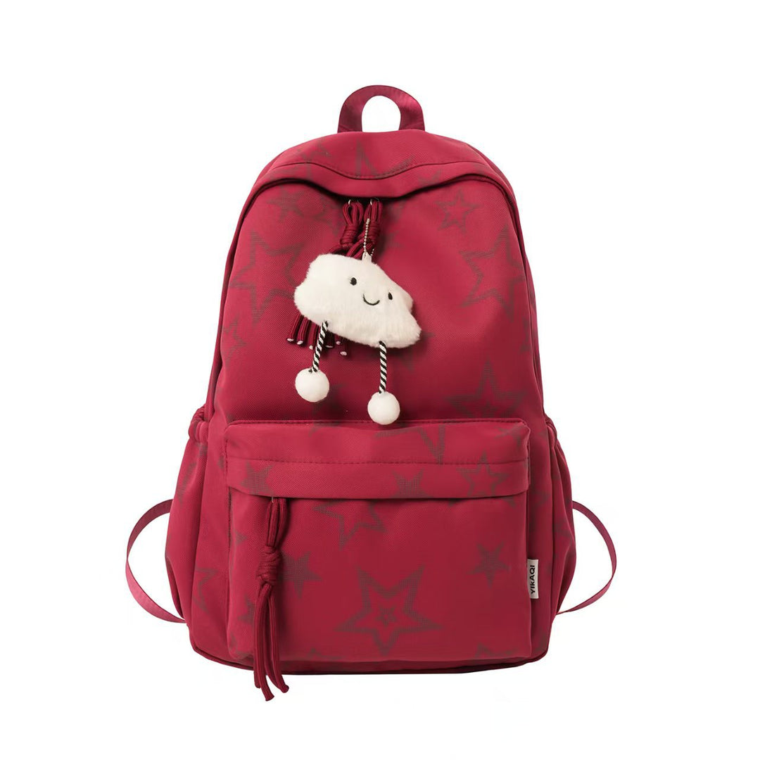 Star-Printed Playful Backpack