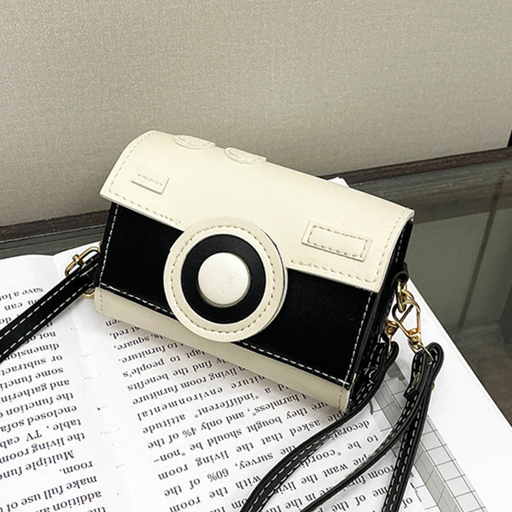 Women’s mini handbag with playful flap closure