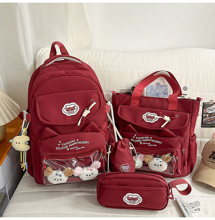 Multi-Functional School Backpack and Tote Bundle