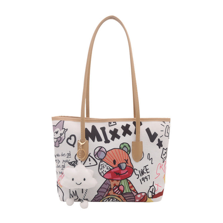 Women's Tote Bag with imaginative space travel motif