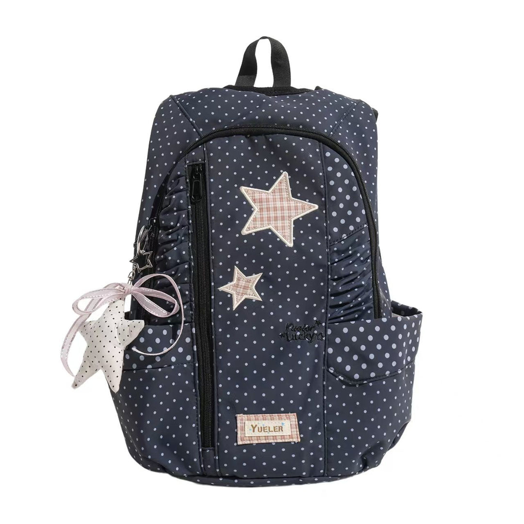 Star-Appliquéd Lightweight Backpack