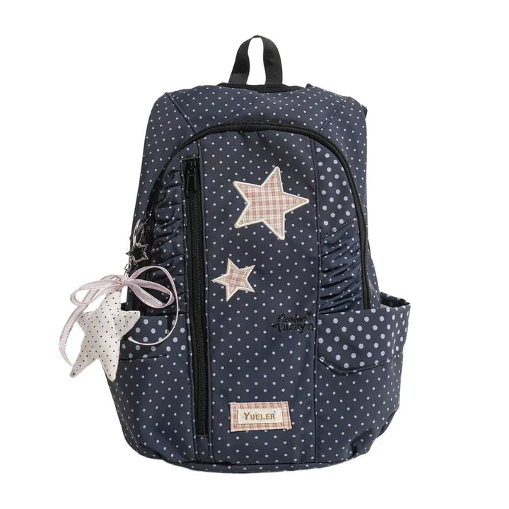 Star-Appliquéd Lightweight Backpack