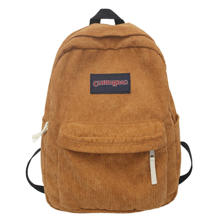 Corduroy Utility School Backpack